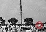 Image mât de drapeau cérémonie de mariage Coshocton Ohio USA, 1946, de la seconde 47 séquences d'archives historiques vidéo 65675056213