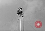 Image mât de drapeau cérémonie de mariage Coshocton Ohio USA, 1946, de la seconde 61 séquences d'archives historiques vidéo 65675056213