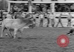 Standbild Rodeo Wettbewerb Palm Springs California USA, 1952, aus Sekunde 57 historischem Filmmaterial Videoclip 65675056219
