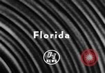 Image of water ski show Florida United States USA, 1957, second 3 stock footage video 65675056228