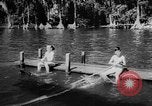 Image of water ski show Florida United States USA, 1957, second 5 stock footage video 65675056228
