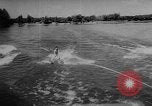 Image of water ski show Florida United States USA, 1957, second 17 stock footage video 65675056228