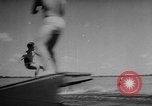 Image of water ski show Florida United States USA, 1957, second 20 stock footage video 65675056228