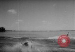 Image of water ski show Florida United States USA, 1957, second 21 stock footage video 65675056228
