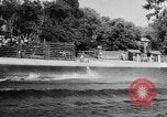 Image of water ski show Florida United States USA, 1957, second 30 stock footage video 65675056228