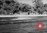 Image of water ski show Florida United States USA, 1957, second 36 stock footage video 65675056228