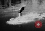 Image of water ski show Florida United States USA, 1957, second 46 stock footage video 65675056228