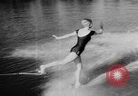 Image of water ski show Florida United States USA, 1957, second 54 stock footage video 65675056228