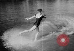 Image of water ski show Florida United States USA, 1957, second 55 stock footage video 65675056228