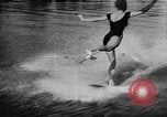 Image of water ski show Florida United States USA, 1957, second 58 stock footage video 65675056228