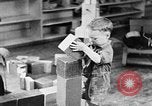 Image of children at nursery school United States USA, 1935, second 8 stock footage video 65675056245