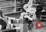 Image of children at nursery school United States USA, 1935, second 10 stock footage video 65675056245