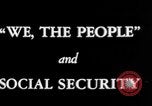 Image of Social Security Act provisions United States USA, 1936, second 4 stock footage video 65675056253