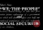 Image of Social Security Act provisions United States USA, 1936, second 6 stock footage video 65675056253
