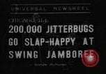 Image of large crowd of jitterbugs Chicago Illinois USA, 1938, second 1 stock footage video 65675056260
