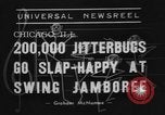 Image of large crowd of jitterbugs Chicago Illinois USA, 1938, second 4 stock footage video 65675056260
