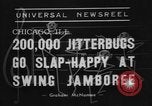 Image of large crowd of jitterbugs Chicago Illinois USA, 1938, second 6 stock footage video 65675056260