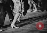 Image of large crowd of jitterbugs Chicago Illinois USA, 1938, second 33 stock footage video 65675056260