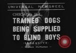 Image of trained dogs Chicago Illinois USA, 1938, second 3 stock footage video 65675056261