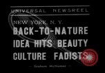 Image of vegetable facial beauty treatment New York United States USA, 1938, second 6 stock footage video 65675056262