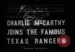 Standbild Charlie McCarthy Fort Worth Texas USA, 1938, aus Sekunde 1 historischem Filmmaterial Videoclip 65675056266