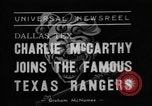 Standbild Charlie McCarthy Fort Worth Texas USA, 1938, aus Sekunde 4 historischem Filmmaterial Videoclip 65675056266