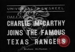 Standbild Charlie McCarthy Fort Worth Texas USA, 1938, aus Sekunde 5 historischem Filmmaterial Videoclip 65675056266