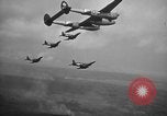 Image of U.S Army and Navy aircraft attacking Okinawa in World War II Okinawa Ryukyu Islands, 1944, second 25 stock footage video 65675056271