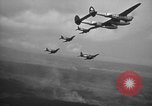 Image of U.S Army and Navy aircraft attacking Okinawa in World War II Okinawa Ryukyu Islands, 1944, second 27 stock footage video 65675056271