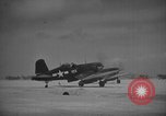 Image of F4U Corsairs aircraft of US 2nd Marine Aircraft Wing Okinawa Ryukyu Islands, 1944, second 10 stock footage video 65675056272