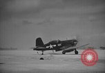 Image of F4U Corsairs aircraft of US 2nd Marine Aircraft Wing Okinawa Ryukyu Islands, 1944, second 14 stock footage video 65675056272