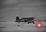 Image of F4U Corsairs aircraft of US 2nd Marine Aircraft Wing Okinawa Ryukyu Islands, 1944, second 15 stock footage video 65675056272