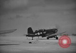 Image of F4U Corsairs aircraft of US 2nd Marine Aircraft Wing Okinawa Ryukyu Islands, 1944, second 18 stock footage video 65675056272