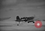 Image of F4U Corsairs aircraft of US 2nd Marine Aircraft Wing Okinawa Ryukyu Islands, 1944, second 19 stock footage video 65675056272