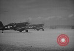 Image of F4U Corsairs aircraft of US 2nd Marine Aircraft Wing Okinawa Ryukyu Islands, 1944, second 21 stock footage video 65675056272
