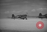 Image of F4U Corsairs aircraft of US 2nd Marine Aircraft Wing Okinawa Ryukyu Islands, 1944, second 36 stock footage video 65675056272