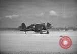 Image of F4U Corsairs aircraft of US 2nd Marine Aircraft Wing Okinawa Ryukyu Islands, 1944, second 59 stock footage video 65675056272