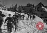 Image première patrouille de ski de l'US Army Mount Rainier Washington USA, 1940, de la seconde 5 séquences d'archives historiques vidéo 65675056282