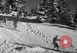 Image première patrouille de ski de l'US Army Mount Rainier Washington USA, 1940, de la seconde 20 séquences d'archives historiques vidéo 65675056282