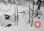 Image première patrouille de ski de l'US Army Mount Rainier Washington USA, 1940, de la seconde 33 séquences d'archives historiques vidéo 65675056282