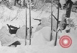 Image première patrouille de ski de l'US Army Mount Rainier Washington USA, 1940, de la seconde 34 séquences d'archives historiques vidéo 65675056282