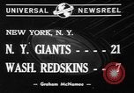 Image of Pro football match New York City USA, 1940, second 9 stock footage video 65675056289
