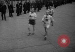 Image of Turkey Day annual ten mile walking race New York City USA, 1940, second 10 stock footage video 65675056290
