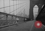 Image of Turkey Day annual ten mile walking race New York City USA, 1940, second 16 stock footage video 65675056290