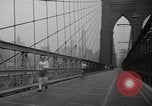 Image of Turkey Day annual ten mile walking race New York City USA, 1940, second 17 stock footage video 65675056290