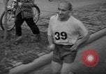 Image of Turkey Day annual ten mile walking race New York City USA, 1940, second 24 stock footage video 65675056290