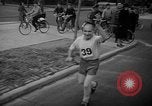 Image of Turkey Day annual ten mile walking race New York City USA, 1940, second 27 stock footage video 65675056290
