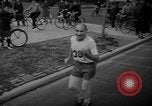 Image of Turkey Day annual ten mile walking race New York City USA, 1940, second 28 stock footage video 65675056290