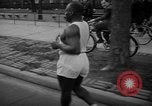Image of Turkey Day annual ten mile walking race New York City USA, 1940, second 34 stock footage video 65675056290