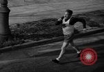 Image of Turkey Day annual ten mile walking race New York City USA, 1940, second 45 stock footage video 65675056290